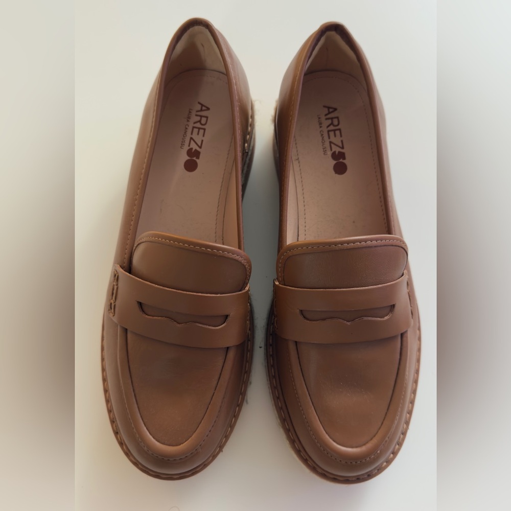 NEW! Women’s Brown Leather Penny Loafers